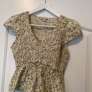 Floral peplum top from American Eagle